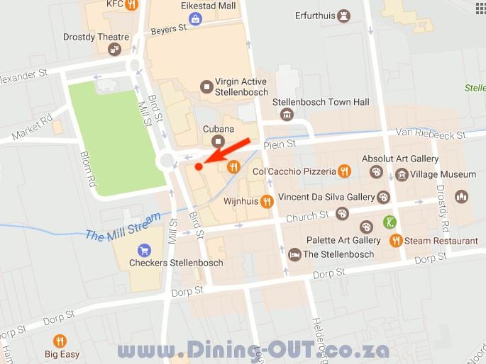 地图dorp开普敦街道