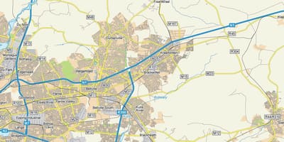 地图brackenfell开普敦