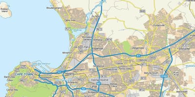 地图edgemead开普敦